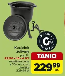Carrefour Kociołek żeliwny 8 l oferta