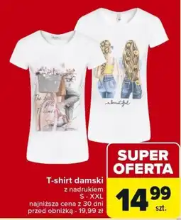 Carrefour T-shirt damski oferta