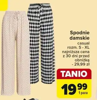 Carrefour Spodnie damskie oferta