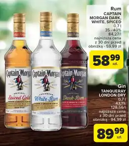 Carrefour Gin TANQUERAY LONDON DRY 0,7 l oferta