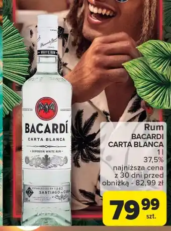 Carrefour Rum BACARDI CARTA BLANCA 1 l oferta