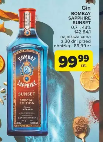 Carrefour Gin BOMBAY SAPPHIRE SUNSET 0,7 l oferta
