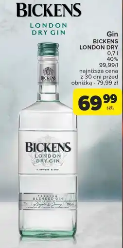Carrefour Gin BICKENS LONDON DRY 0,7 l oferta