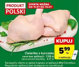 Carrefour Ćwiartka z kurczaka 1 kg oferta