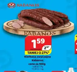 Delfin Kiełbasa zwyczajna Kabanos 100 g oferta