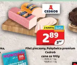Filet pieczony, Polędwica premium Cedrob 100 g