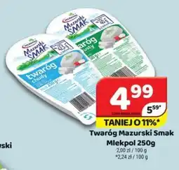 Delfin Twaróg Mazurski Smak Mlekpol 250 g oferta