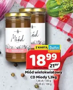 Delfin Miód wielokwiatowy CD Miody 1,3 kg oferta