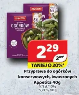 Delfin Przyprawa do ogórków konserwowych, kwaszonych Appetita 40 g oferta