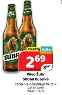 Delfin Piwo Żubr 500 ml oferta