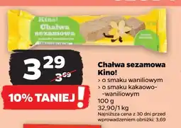 Chałwa sezamowa kakaowo- waniliowa Kino!