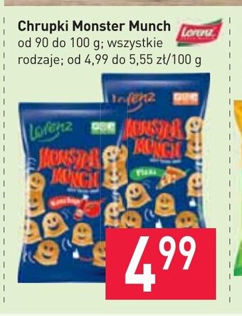 Stokrotka Chrupki Monster Munch 90-100g oferta