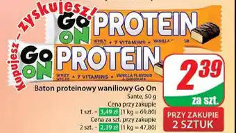 Dino Baton protein waniliowy Go on! oferta