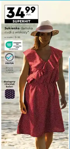 Biedronka Sukienka damska TEX oferta