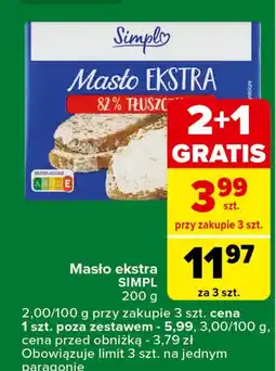 Carrefour Express Masło Simpl oferta