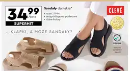 Biedronka Sandały damskie Cleve oferta