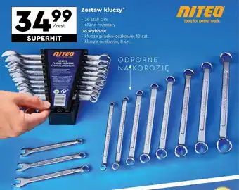 Biedronka Klucze oczkowe Niteo oferta