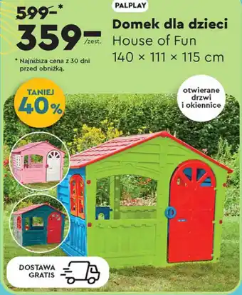Biedronka Domek dla dziecka Palplay oferta