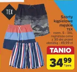 Carrefour Szorty kąpielowe męskie oferta