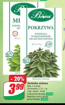 Dino Herbatka ziołowa pokrzywa Bifix oferta
