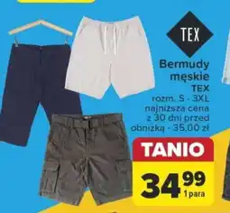 Carrefour TEX Bermudy męskie oferta