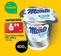 Biedronka Deser mleczny Zott monte white oferta