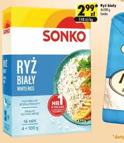 Ryż biały 4x100 g zł Sonko