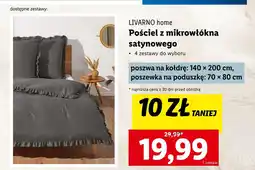 Lidl Poszewka na kołdrę Livarno oferta