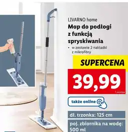 Lidl Nakładki na mop Livarno oferta