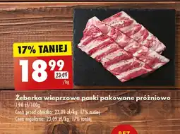 Biedronka Żeberka wieprzowe oferta