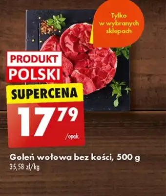 Biedronka Goleń wołowa Polski oferta