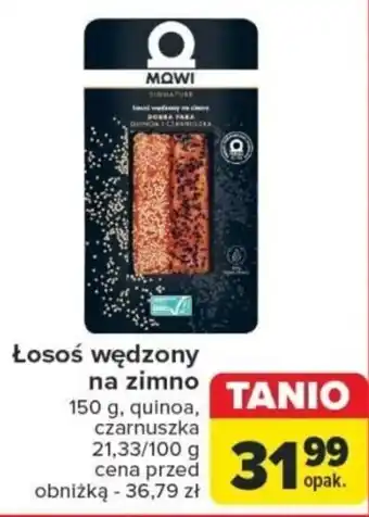 Carrefour Łosoś wędzony MOWI 150 g oferta