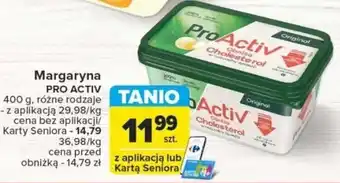 Carrefour Margaryna Proactiv 400 g oferta