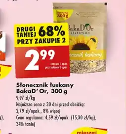 Biedronka Słonecznik łuskany BakaD'Or oferta
