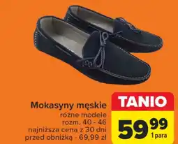 Carrefour Mokasyny męskie oferta