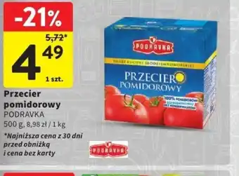Intermarche Przecier pomidorowy Podravka 500g oferta