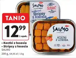 Intermarche Salmo Kostki z łososia lub Stripsy z łososia 200g oferta