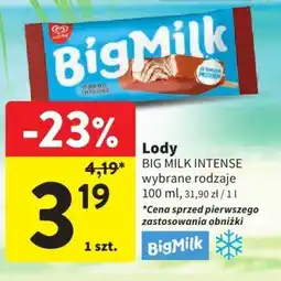 Intermarche Lody Big Milk Intense 100 ml oferta