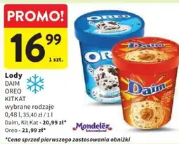 Intermarche Lody Daim, Oreo, KitKat oferta