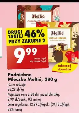 Biedronka Podniebne mleczko czekoladowe Meltie oferta