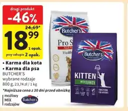 Intermarche Butcher's Karma dla kota/psa 800g oferta