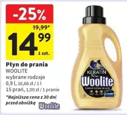 Intermarche Woolite Płyn do prania 0,9l, 1,66l, 1l oferta