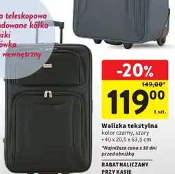 Intermarche Walizka tekstylna oferta