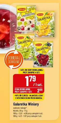 Polomarket Galaretka o smaku gruszkowym Winiary galaretka oferta