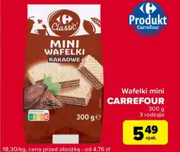 Globi Wafelki mini CARREFOUR 300g oferta