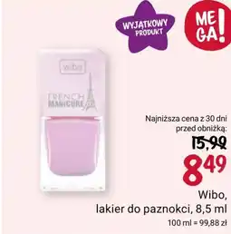 Rossmann Lakier do paznokci Wibo oferta