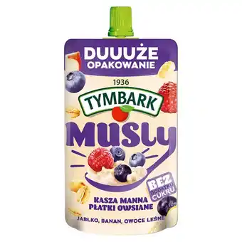 Rossmann Tymbark Musly kasza manna płatki owsiane jabłko banan owoce leśne 170 g oferta
