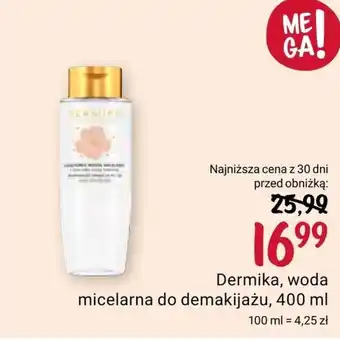 Rossmann Woda miceralna Dermika oferta