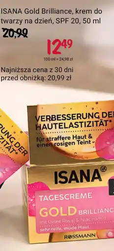 Rossmann Krem na dzień Isana oferta