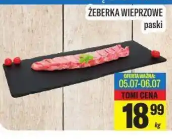 TomiMarkt Żeberka wieprzowe paski oferta
